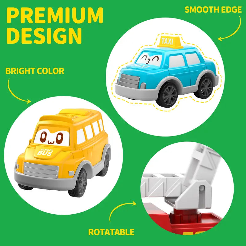 "Ultimate Truck Car Toy Set: 12 Pieces with Playmat and Storage Bag"